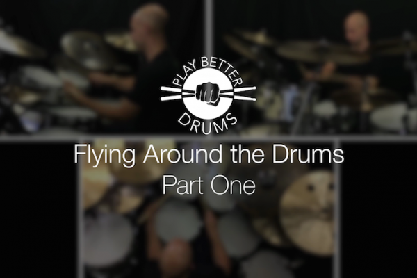 Online Drum Videos Flying Around the Drums