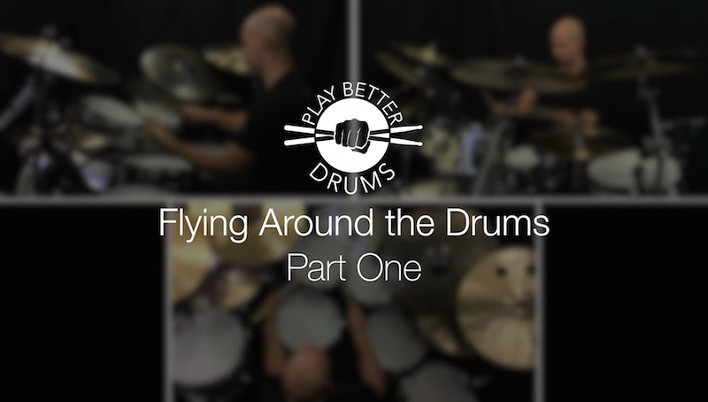 Online Drum Videos Flying Around the Drums