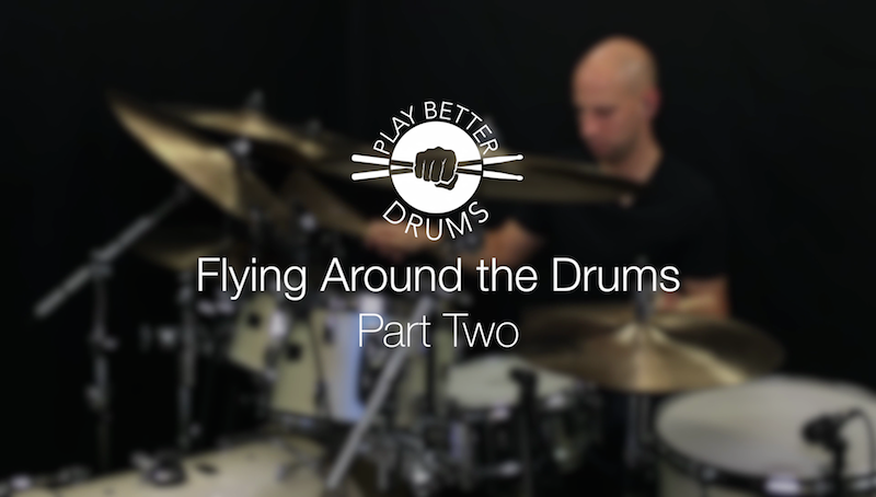 Online Drum Videos Flying Around The Drums