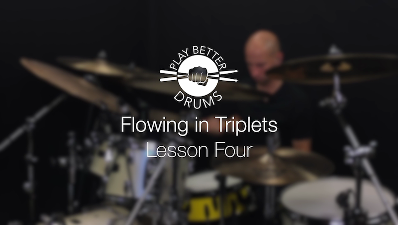 Online Drum Videos Flowing Triplets